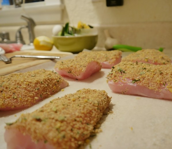 Herb-Crusted Golden Tilefish with Lemon-Leek Risotto | Capers in Cooking